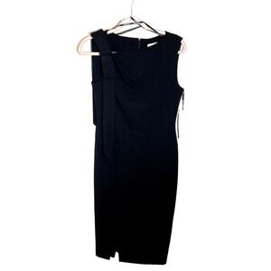 Calvin Klein, Size 6, Black Formal Dress with Bow